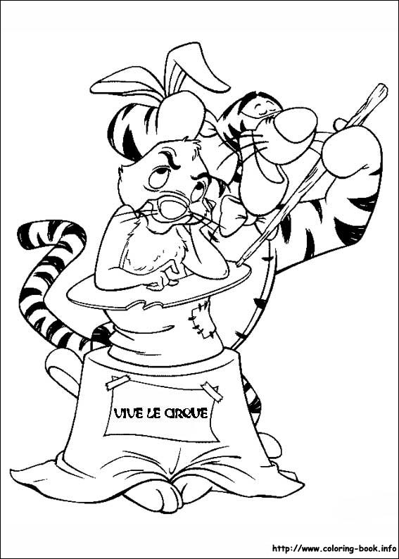 Winnie the Pooh coloring picture